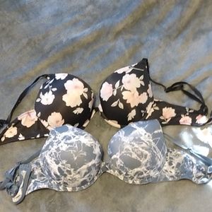 Wear Everywhere Pink Push-Up bras size 36B